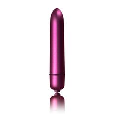 Mini Vibrator Rocks Off Climaximum Jolie Burgundy, produs pe fundal alb