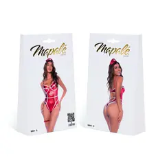 Mapale Costum Nurse Metalic, Rosu - cutie