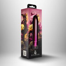 Mini Vibrator Rocks Off Boudoir Courtesan, cutie florala si produs