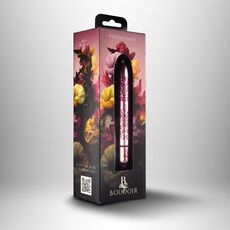 Mini Vibrator Rocks Off Boudoir Promenade, cutie florala si produs