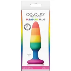 Plug anal Colours Pride Edition NS Novelties, ambalaj cutie, vedere din fata