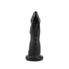 Dildo Monster Wyrm Baiser Negru, vedere din lateral
