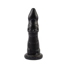 Dildo Monster Wyrm Baiser Negru, baza cu ventuza