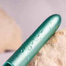 Vibrator Rocks Off Touch of Velvet Aqua Lily design