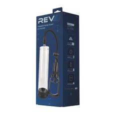 Pompa cu vacuum pentru dezvoltare penis, Rev-Pump Trigger, cilindru gradat