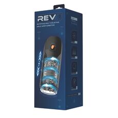 ​Masturbator masculin HiTech Rev cu rotatie si propulsie, 10 Viteze, Incarcare USB cutie