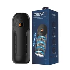 ​Masturbator masculin HiTech Rev cu rotatie si propulsie, 10 Viteze, Incarcare USB