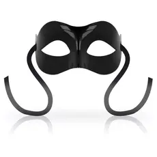Masca Ohmama Masks Opaque Classic Neagra, vedere fata, decupaj ochi