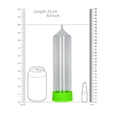 Pompa Penis cu manometru Elite Beginner Pump - Glow in the Dark dimensiuni