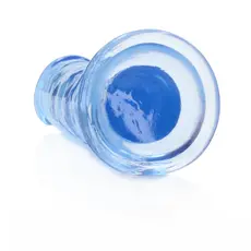 Dildo cu ventuza Straight Realistic REALROCK 6''- Bleu ventuza