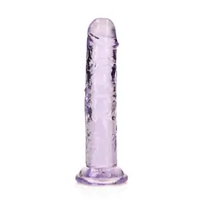 Dildo cu ventuza Straight Realistic REALROCK 6''- Purple