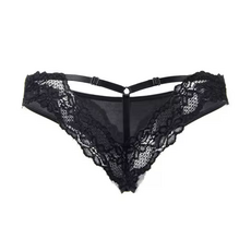 Chiloti femei Brasilian Style Tanga P5167 Negri
