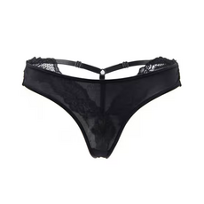 Chiloti femei Brasilian Style Tanga P5167 Negri
