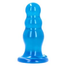 Butt Plug Anal Toyz4Lovers "Olmo" 16,5 cm - Albastru - vedere laterala