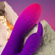 Vibrator Rabbit Rocks Off Glo-Girl, demonstratie rezistenta la apa