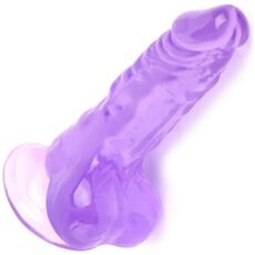 Mini dildo realistic VSCNOVELTY Crystal Jellies, violet - 13,5 cm