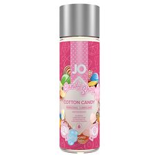 Lubrifiant intim System JO Candy Shop H2O Cotton Candy cu aroma de vata de zahar, flacon de 60 ml
