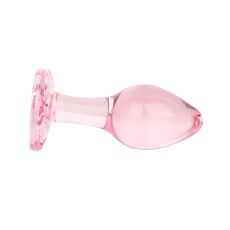 Anal Collection Easytoys - Anal Plug Glass Medium - 8,3 cm vedere laterala