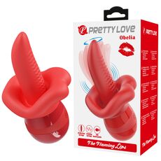 Limba Vibratoare Pretty Love Obelia Red - 10 Vibratii stimulatoare
