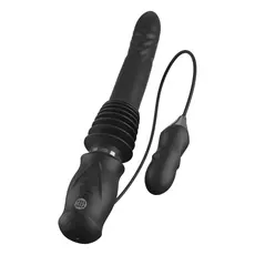 Vibrator Silicone Thruster negru