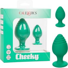Set Dopuri Anale CalExotics Cheeky 2 Anal Plugs Set - Verde