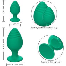 Set Dopuri Anale CalExotics Cheeky 2 Anal Plugs Set