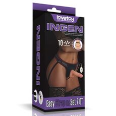 Lovetoy Thrill Strap On Vibrant 18cm