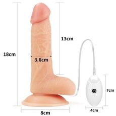 Lovetoy Thrill Strap On Vibrant 18cm - imagine 2
