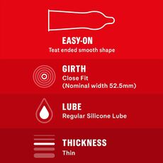 Prezervative Durex Fetherlite Thin, subtiri, lubrifiate, 12 buc. 0 mai subtiri decat obisnuit