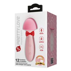 Vibrator Romantic Pretty Love Mushroom, 12 Functii, incarcare USB