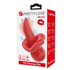 Limba Vibratoare Pretty Love Obelia Red - 10 Vibratii stimulatoare cutie