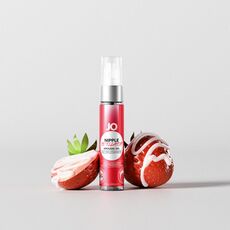 System JO Nipple Titillator cu aroma de capsuni, tub cu pompita langa capsuni proaspete cu glazura
