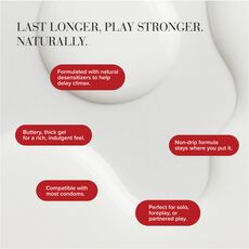 Rezista mai mult, joaca-te mai puternic, natural, textura groasa si cremoasa a gelului System JO Prolonger