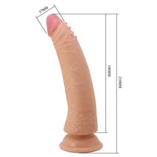 Dildo Realistic Kable, Pretty Love, natural, dimensiuni