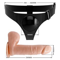 Pretty Love Tom Harness Briefs - Chiloti cu ham dimensiuni
