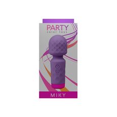 Mini Massager - Aparat Masaj Miky Vibrator - Violet, 10 Vibratii