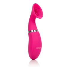 Pompa clitoridiana cu vibratii si suctiune Climaxer CalExotics roz, vedere de ansamblu