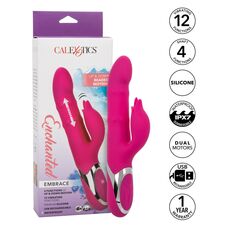Vibrator Rabbit cu Bile si Miscare Ritmica Enchanted Embrace CalExotics, Roz caracteristici