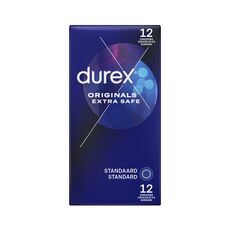 Cutia Durex Originals Extra Safe, pachet de 12 prezervative