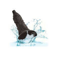 Dildo fantezie lup The Werewolf Dong CalExotics negru, vedere din fata