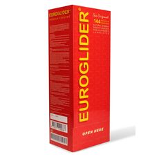 Prezervative din latex natural Euroglider pachet economic 144 bucati, cutie vedere laterala