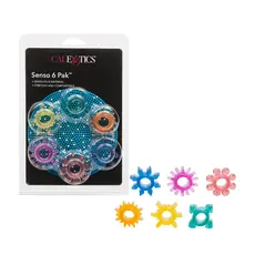 Inele penis Senso 6 Pak, a versatile and super-stretchy erection enhancer