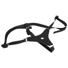 Strapon pentru femei negru - Silicone Strap-on, You2Toys curea