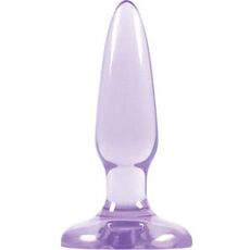 Jelly Rancher Pleasure Plug Mini mov, plug anal translucid cu baza ventuza