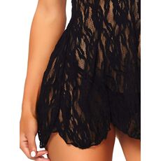 Babydoll_Negru_Leg_Avenue detaliu