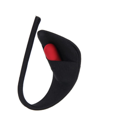 Chiloti Strapless Negru pentru Vibrator ascuns S-L
