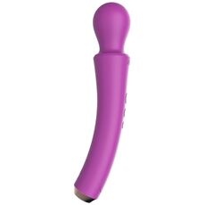 Aparat de masaj Curved Wand Xocoon fucsia, panou control cu butoane
