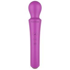 Aparat de masaj Curved Wand Xocoon fucsia, vedere din alt unghi