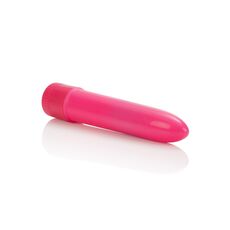 Vibrator clasic neon CalExotics roz, detaliu baza cu rotire