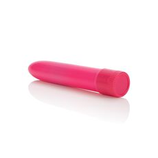 Vibrator clasic neon CalExotics roz, dimensiuni comparative